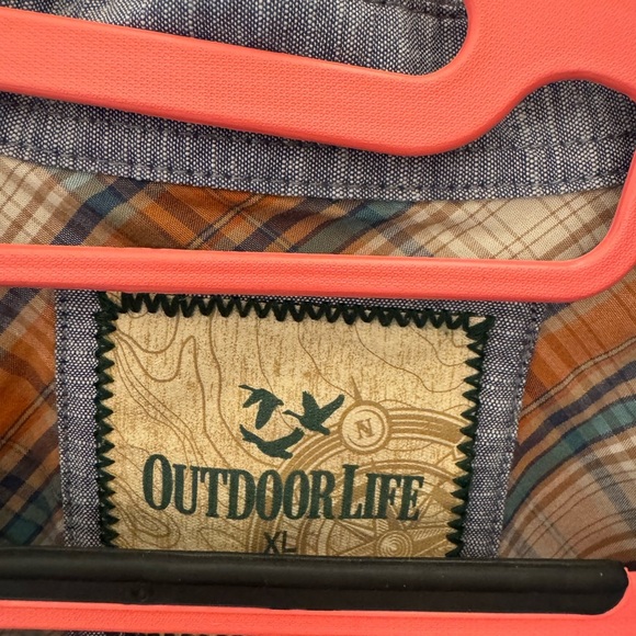 OutdoorLife Blue Short Sleeve Shirt - Picture 3 of 3